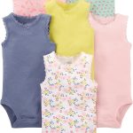 Simple Joys by Carter's Baby Girls' Sleeveless Bodysuit, Pack of 6